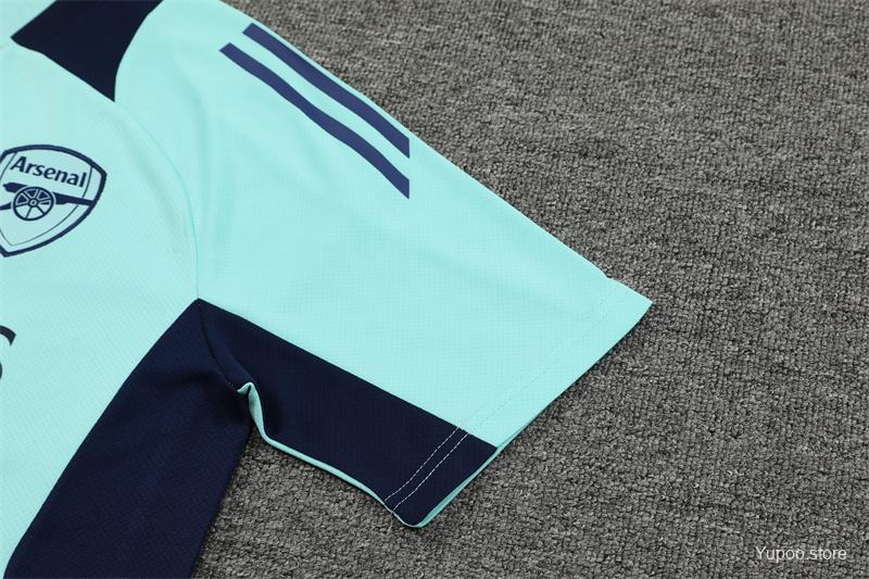 24/25 Chelsea Lake Green Short Sleeve Jersey+Shorts 1:1 Thai quality