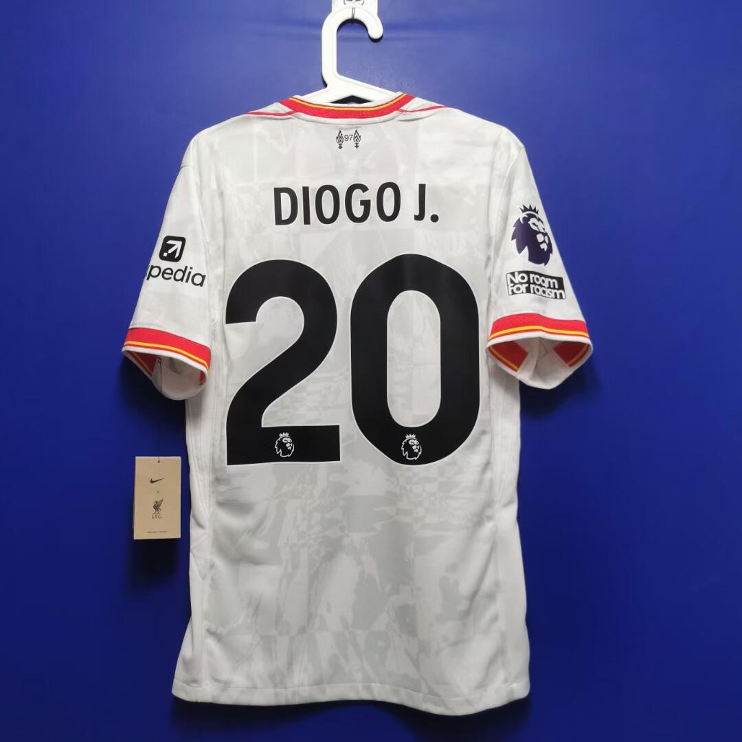 Diogo J. #20  2024/2025 LFC third Soccer Jersey