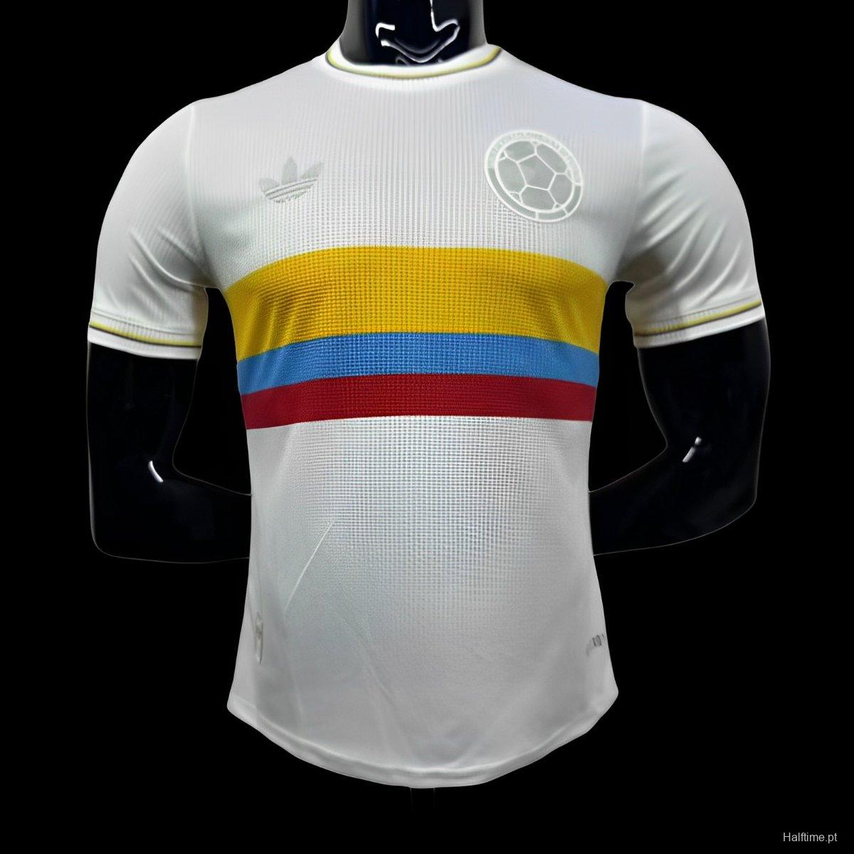 Player Version 2024 Colombia White 100Th Anniversary Jersey 1:1 Thai quality