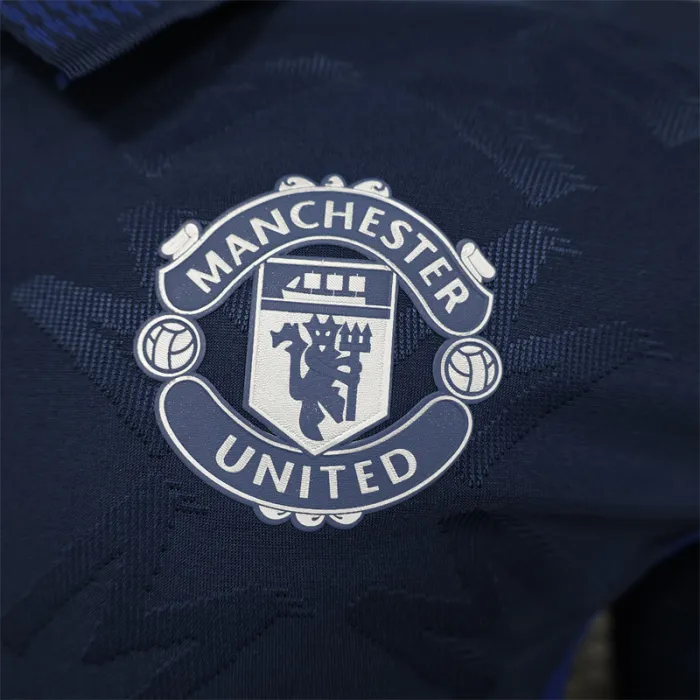 Player Man Utd Away Kit 24/25 Football Jersey Long Sleeves 1:1 Thai quality