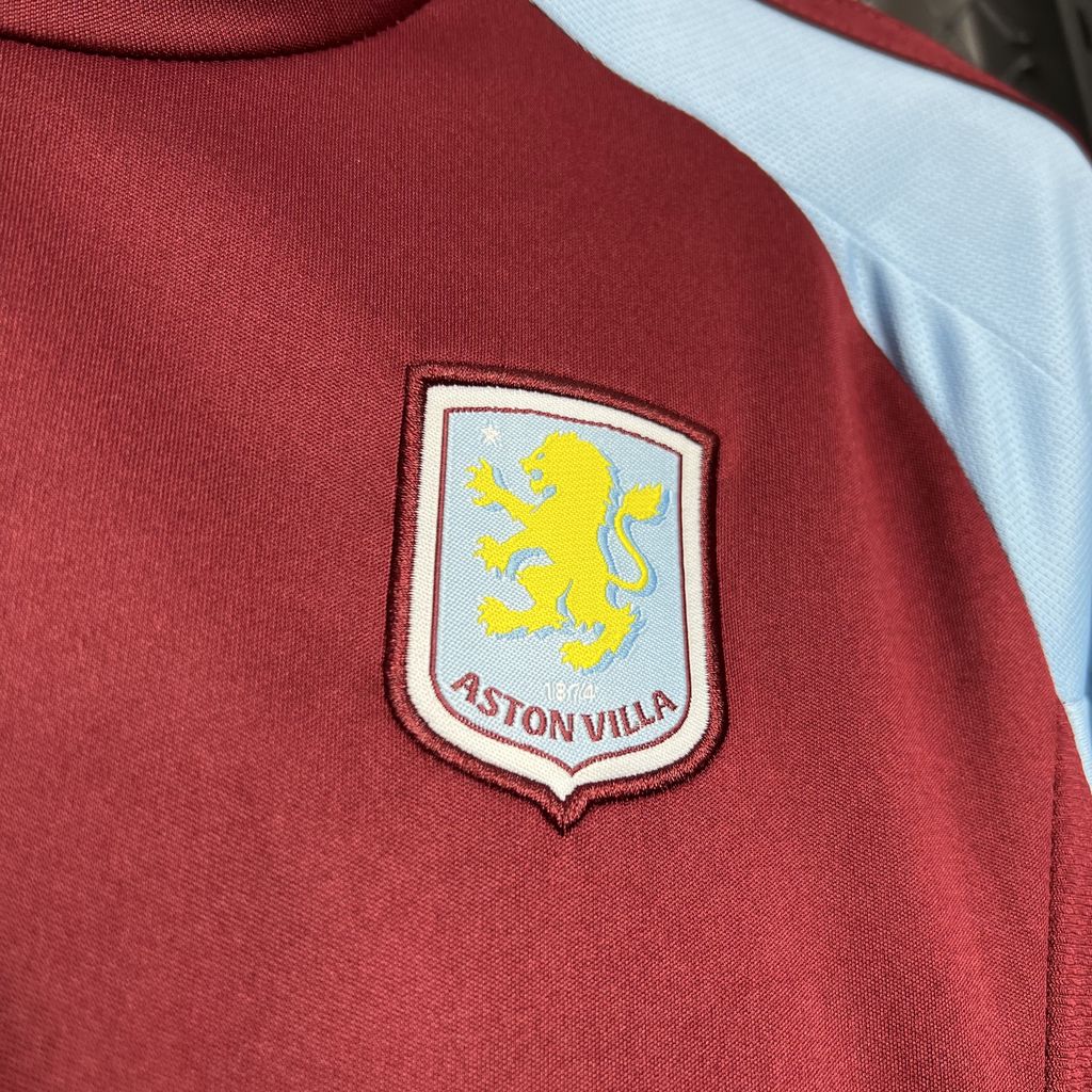 24/25 Aston Villa Home Football Shirt Kids' Sizes