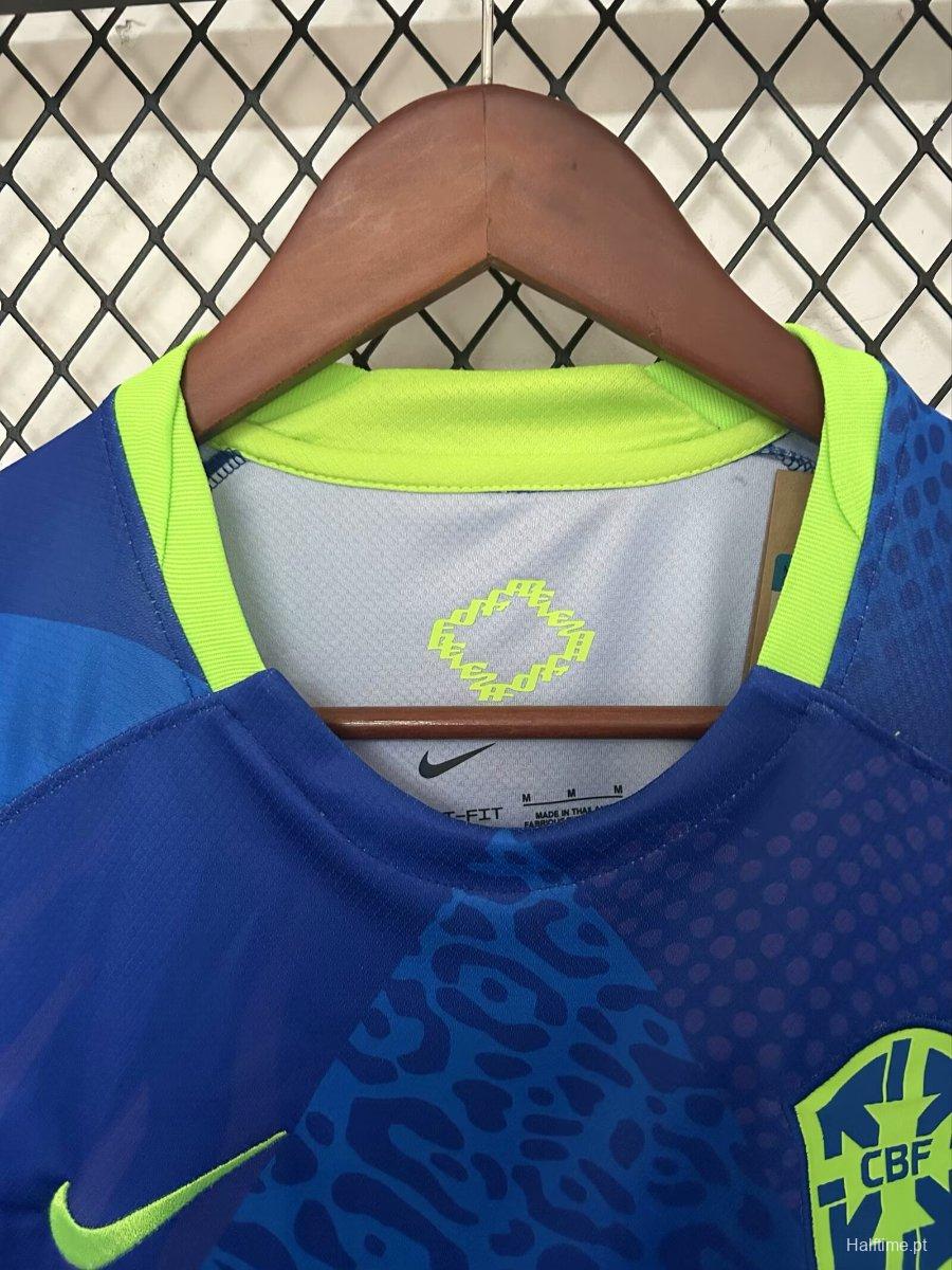 2025 Brazil Away Blue Jersey 1:1 Thai Quality