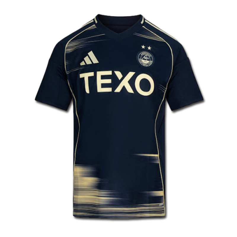 (S-4XL)25/26 Aberdeen Away Football Jersey 1:1 Thai quality