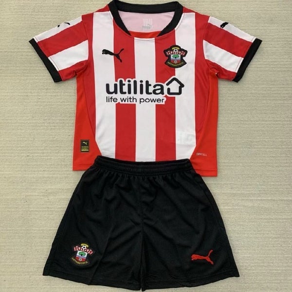 Kids Southampton Home Kit 24/25 Football Jersey 1:1 Thai quality