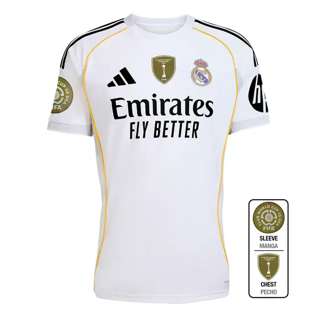 (S-4XL)25/26 Real Madrid Home Kit 1:1 Thai Quality