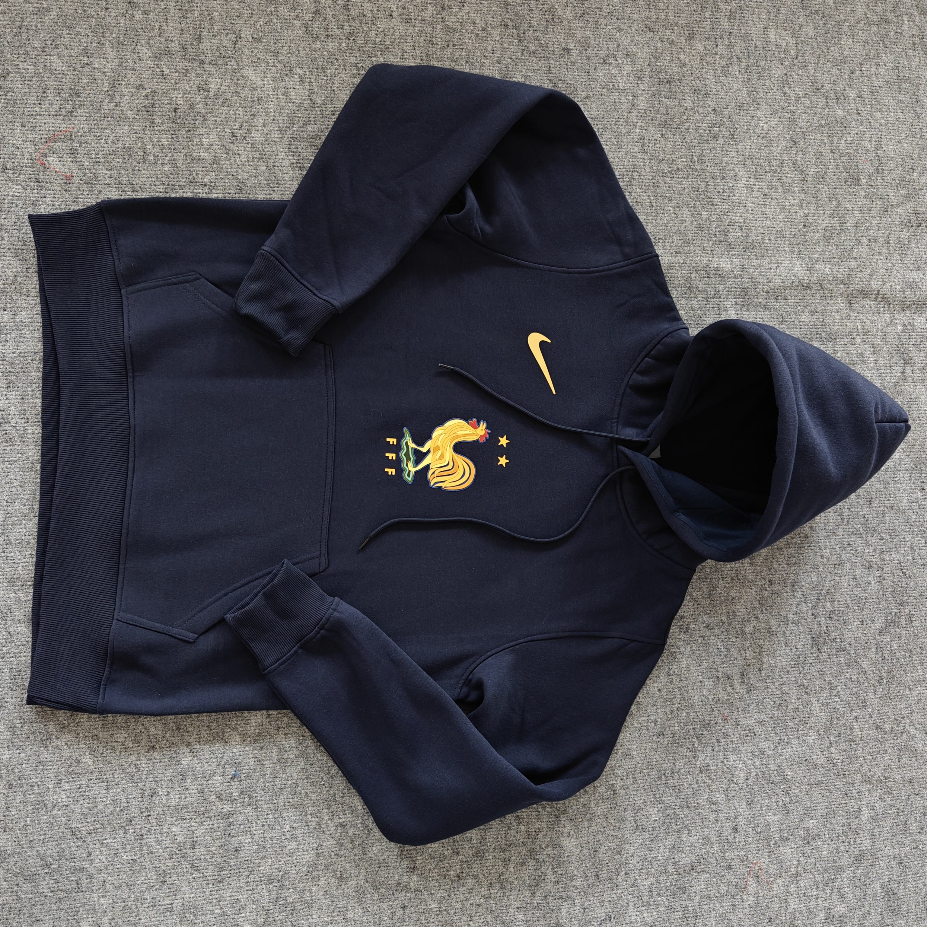 24/25 France players dark blue hoodie 1:1 Thai quality