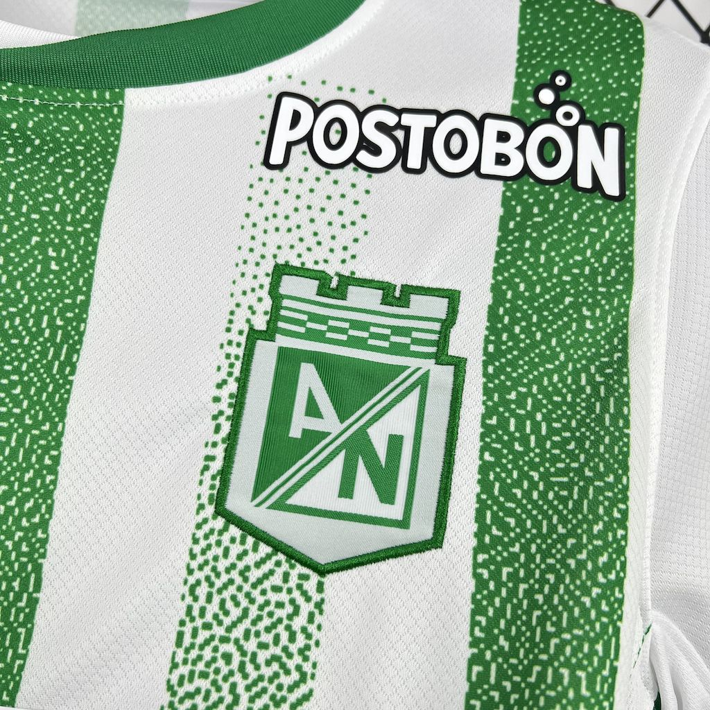 (S-4XL)2025 Atlético Nacional Home Jersey  Football Kit 1:1 Thai Quality