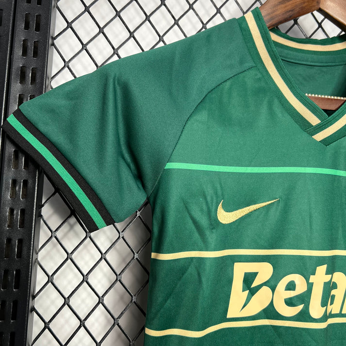 Kids 24/25 Sporting Lisbon Away Football Shirt 1:1 Thai Quality