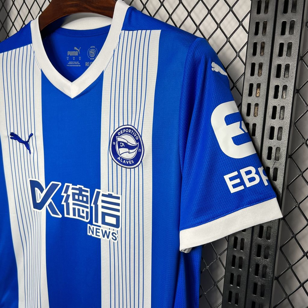 2024/2025 Deportivo Alaves Home Football Shirt 1:1 Thai Quality