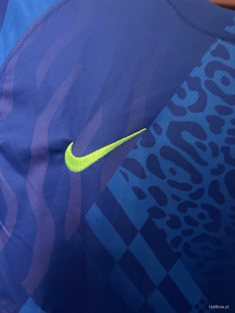 2025 Brazil Away Blue Jersey 1:1 Thai Quality