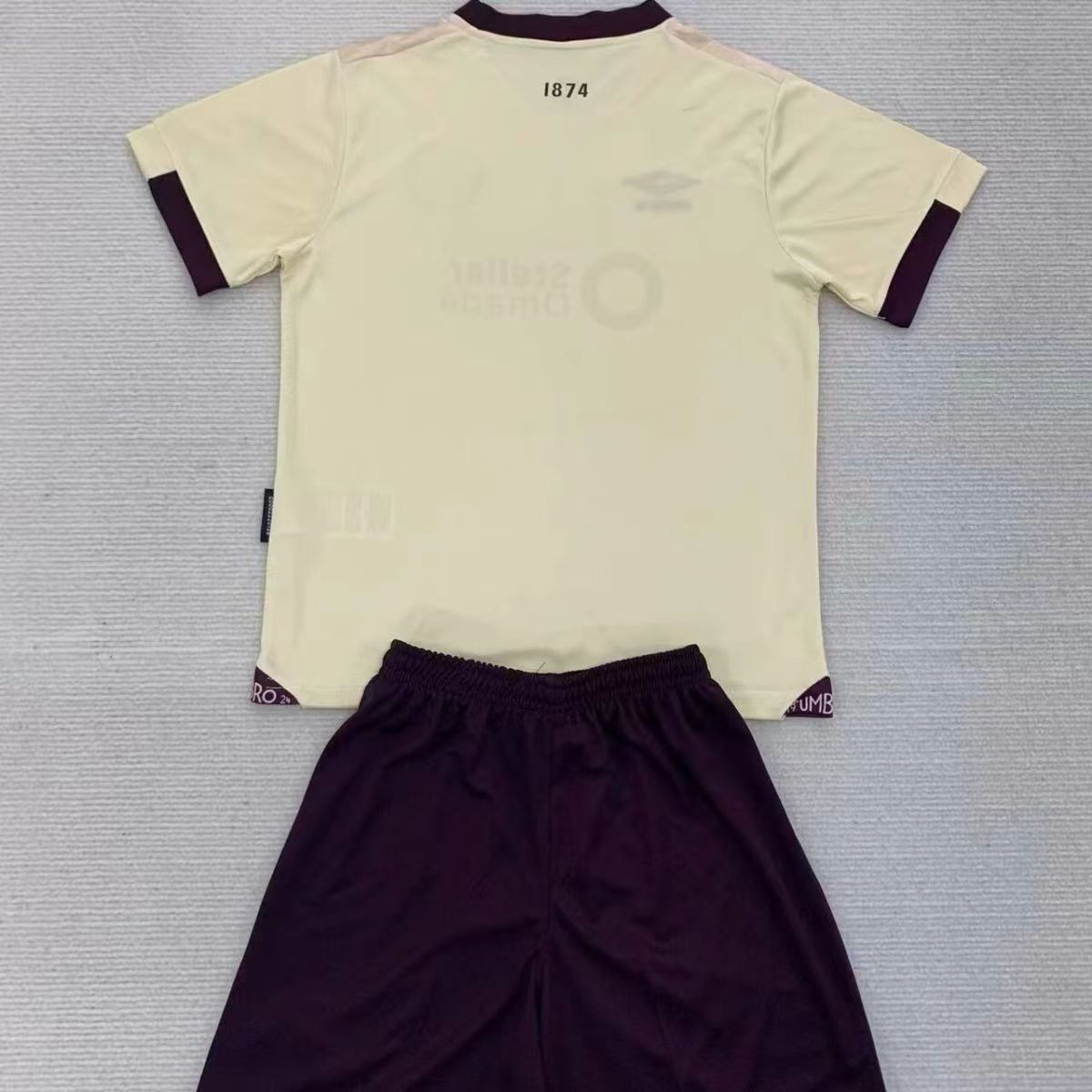 Kids Size 24/25 hearts fc Away Kit 1:1 Thai Quality