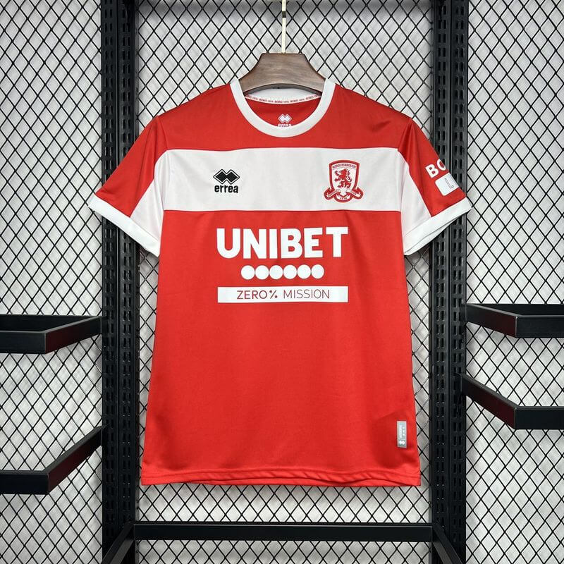 24/25 Middlesbrough Home Shirt 1:1 Thai Quality