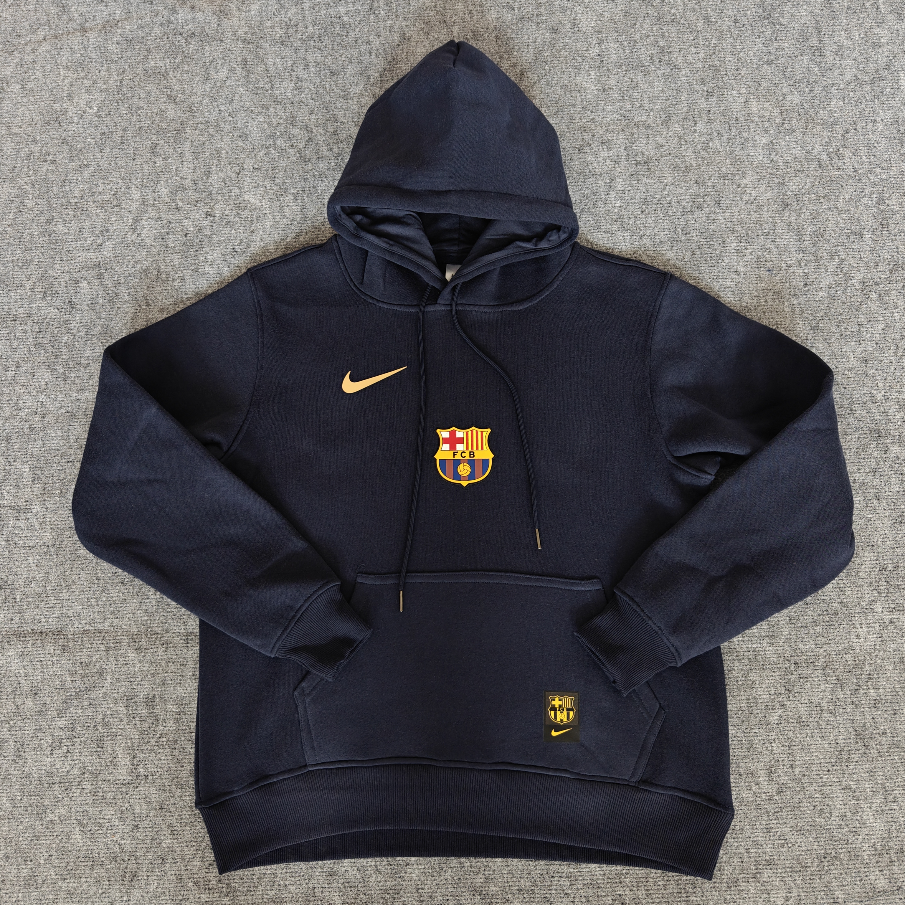 24/25 Barcelona home players dark blue hoodie 1:1 Thai quality