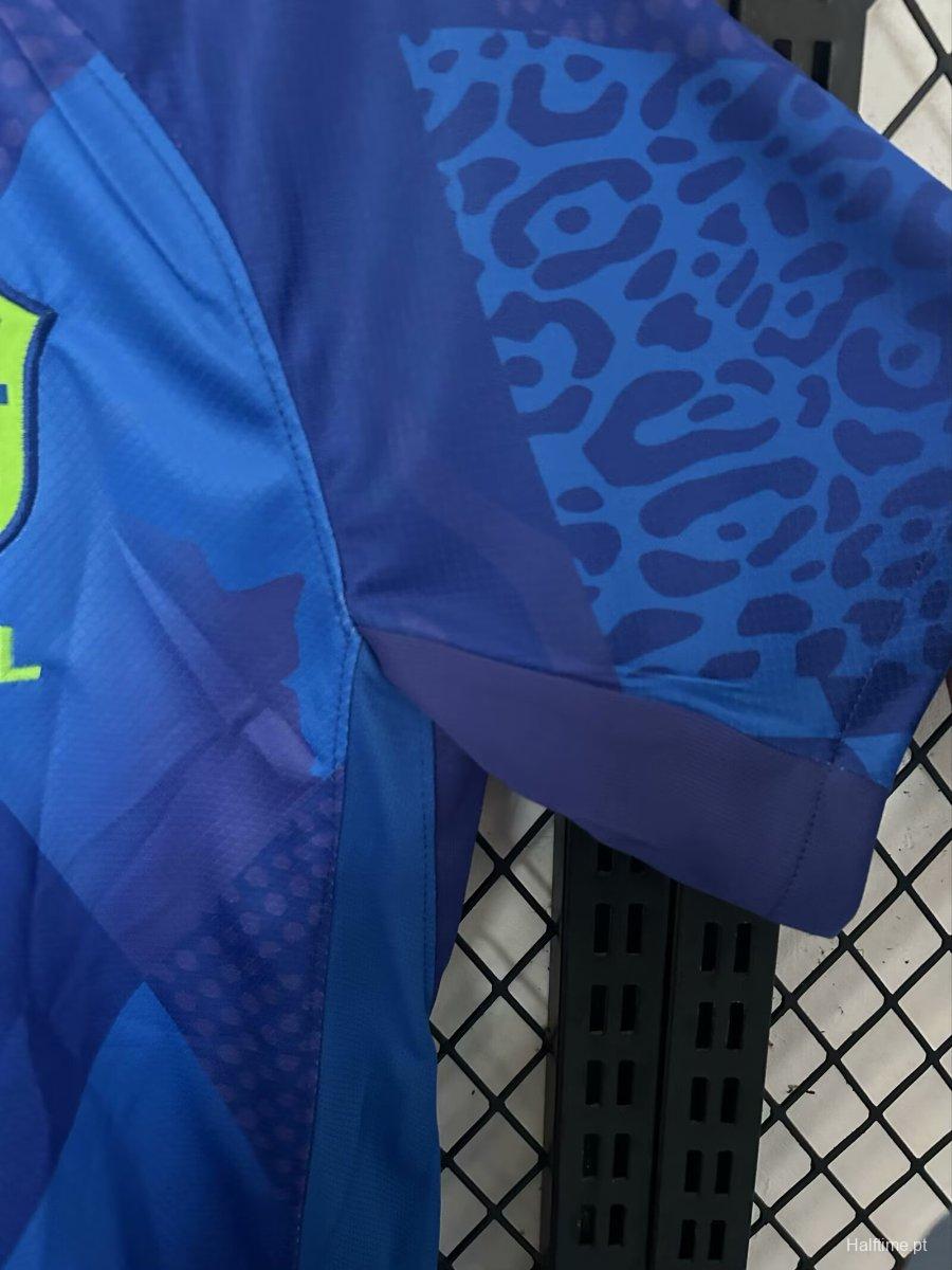 2025 Brazil Away Blue Jersey 1:1 Thai Quality