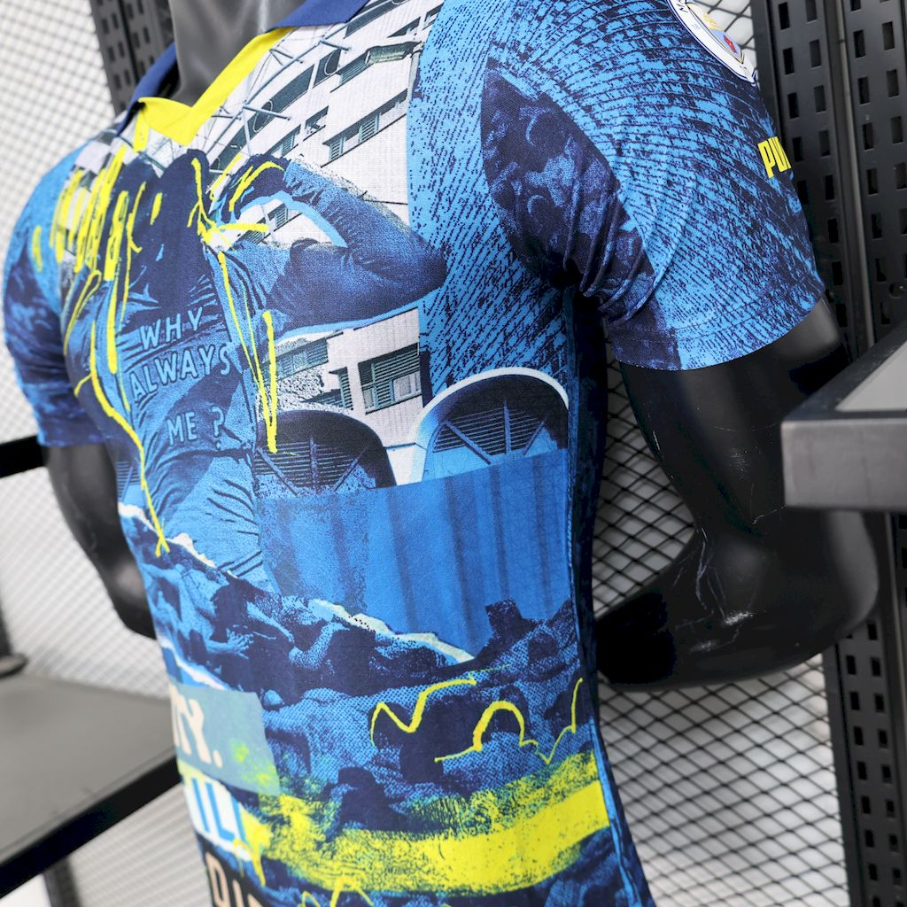 Manchester City 2025/26 Blue Special Edition Jersey Player Version 1:1 Thai Quality