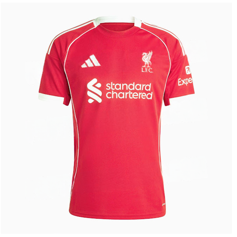 (S-4XL)25/26 LFC Home Football Jersey 1:1 Thai Quality