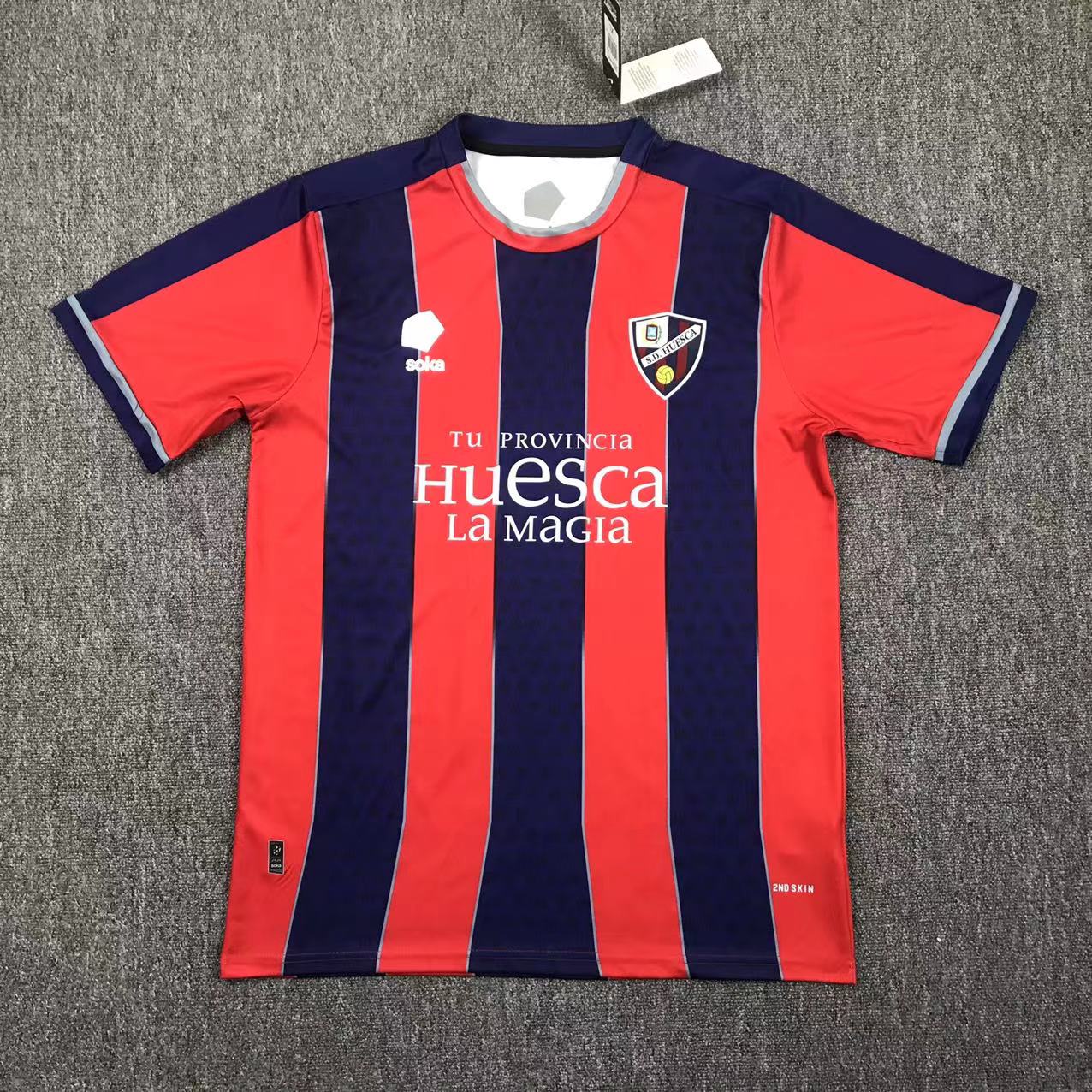 24/25 SD Huesca Home Football Jersey 1:1 Thai Quality