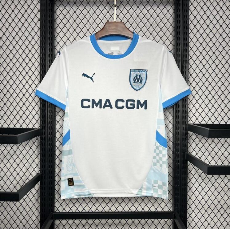 24/25 Olympique de Marseille home Soccer jerseys 1:1 Thai quality