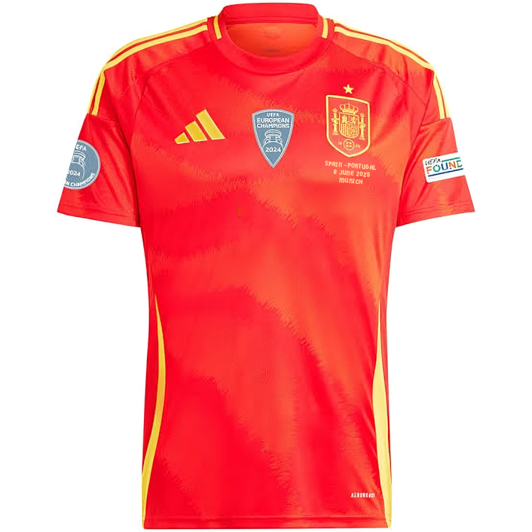 24/25 Spain home UEFA Nations League final jersey