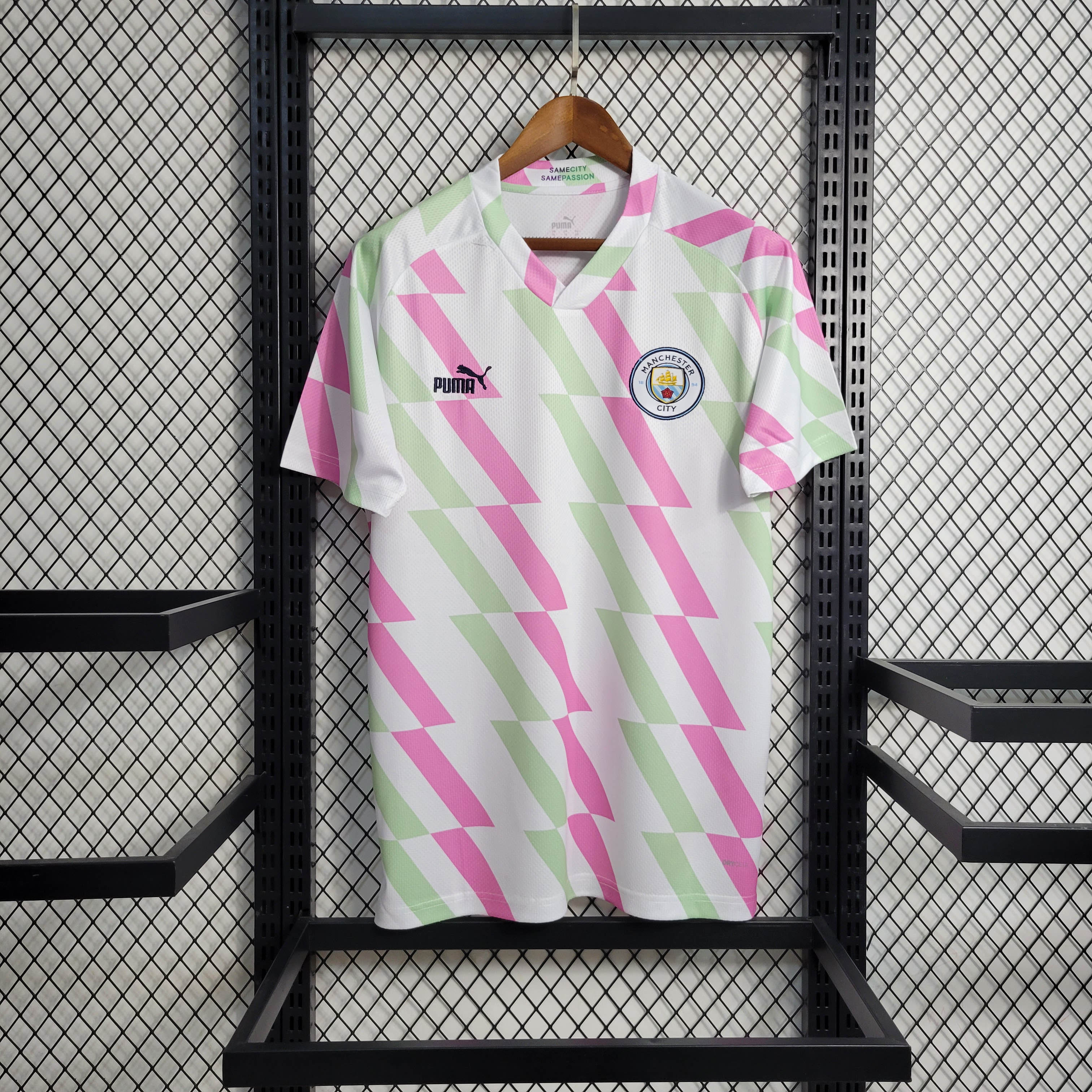 2023/2024 MCFC Training Suit White Football Shirt 1:1 Thai Quality