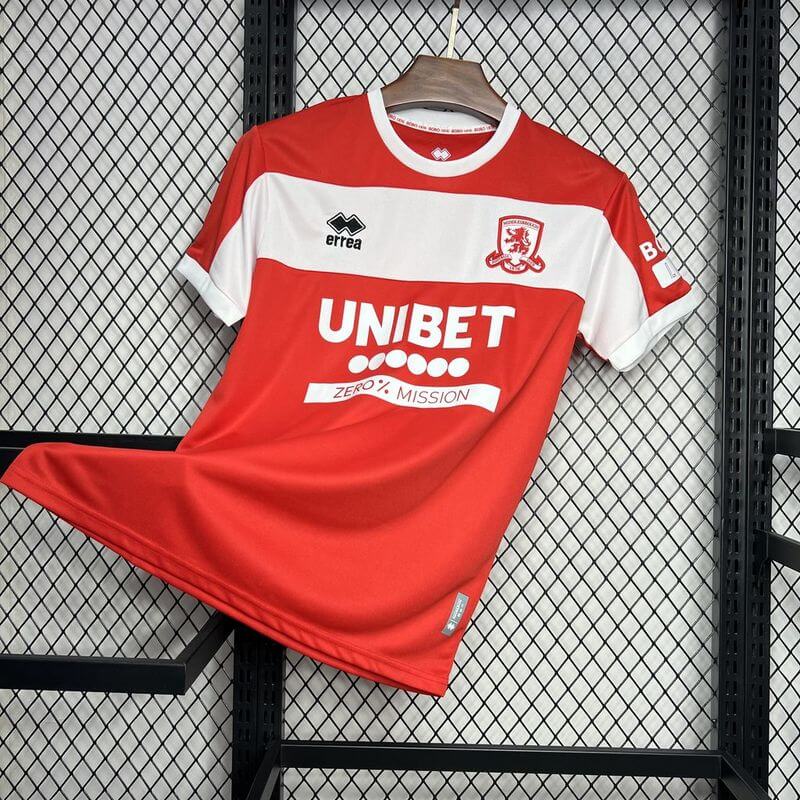 24/25 Middlesbrough Home Shirt 1:1 Thai Quality