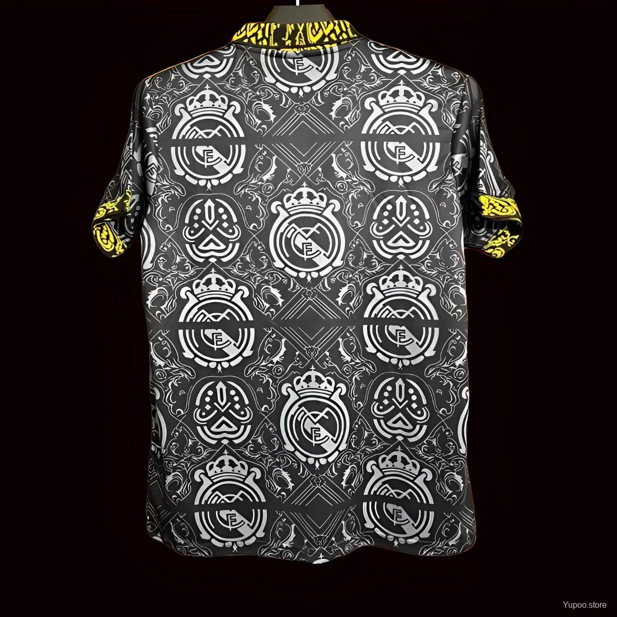 2024-2025 Real Madrid Black Special Pre-Match Jersey 1:1 Thailand Quality