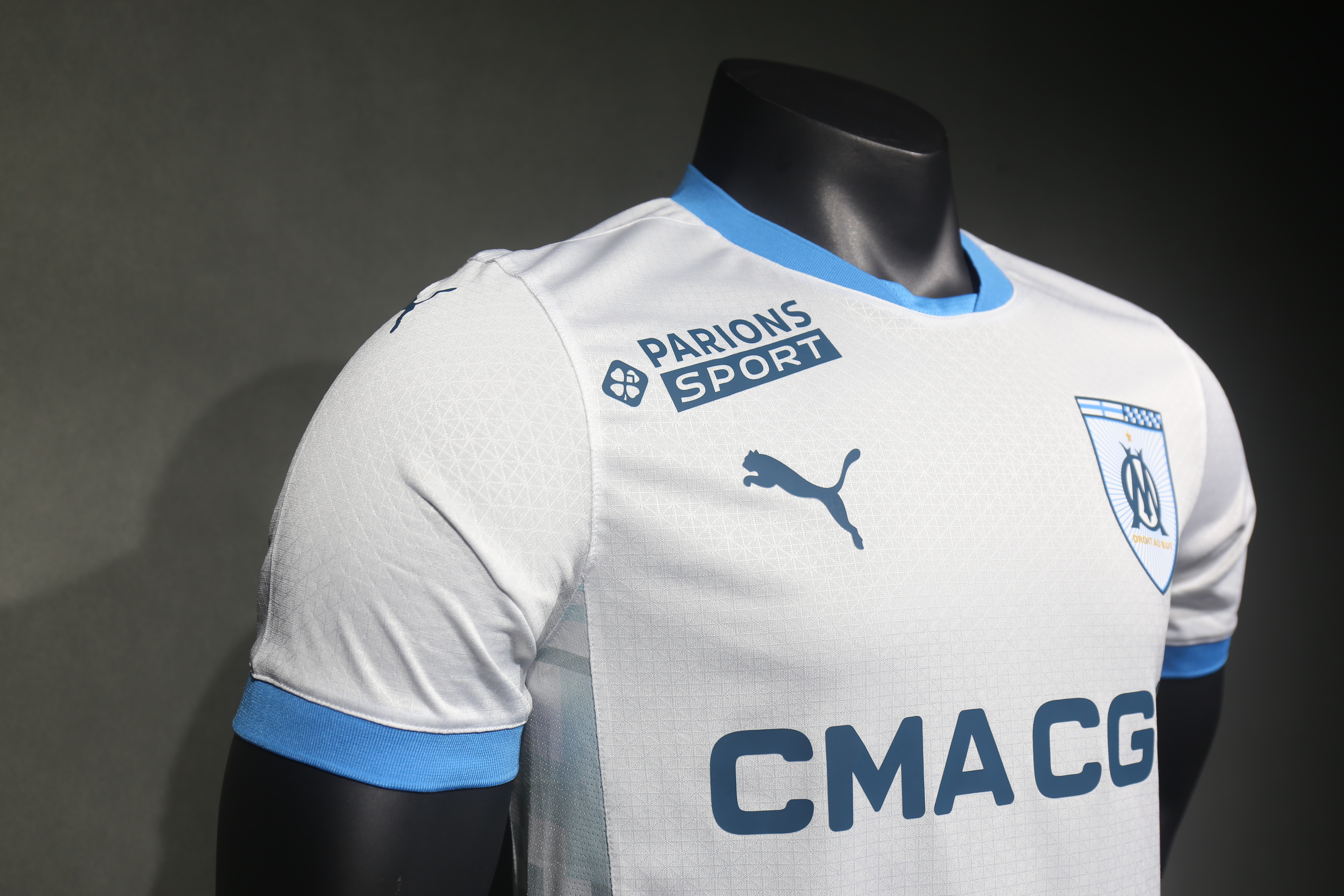 (S-3XL)2024/2025 Player Version Olympique de Marseille Home Football Shirt 1:1 Thai Quality