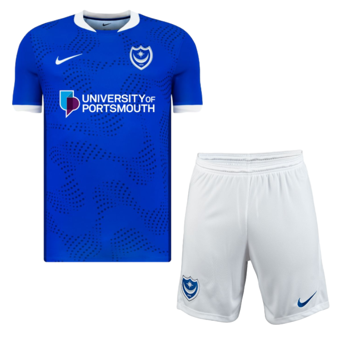Kids 25/26 Portsmouth Home Kit 1:1 Thai Quality