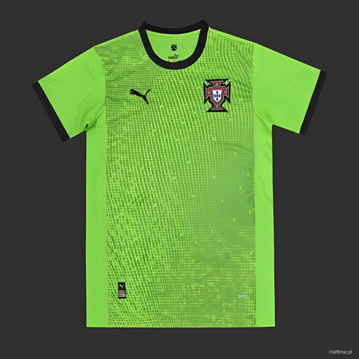 25/26 Portugal Green Goalkeeper Jersey 1:1 Thai Quality