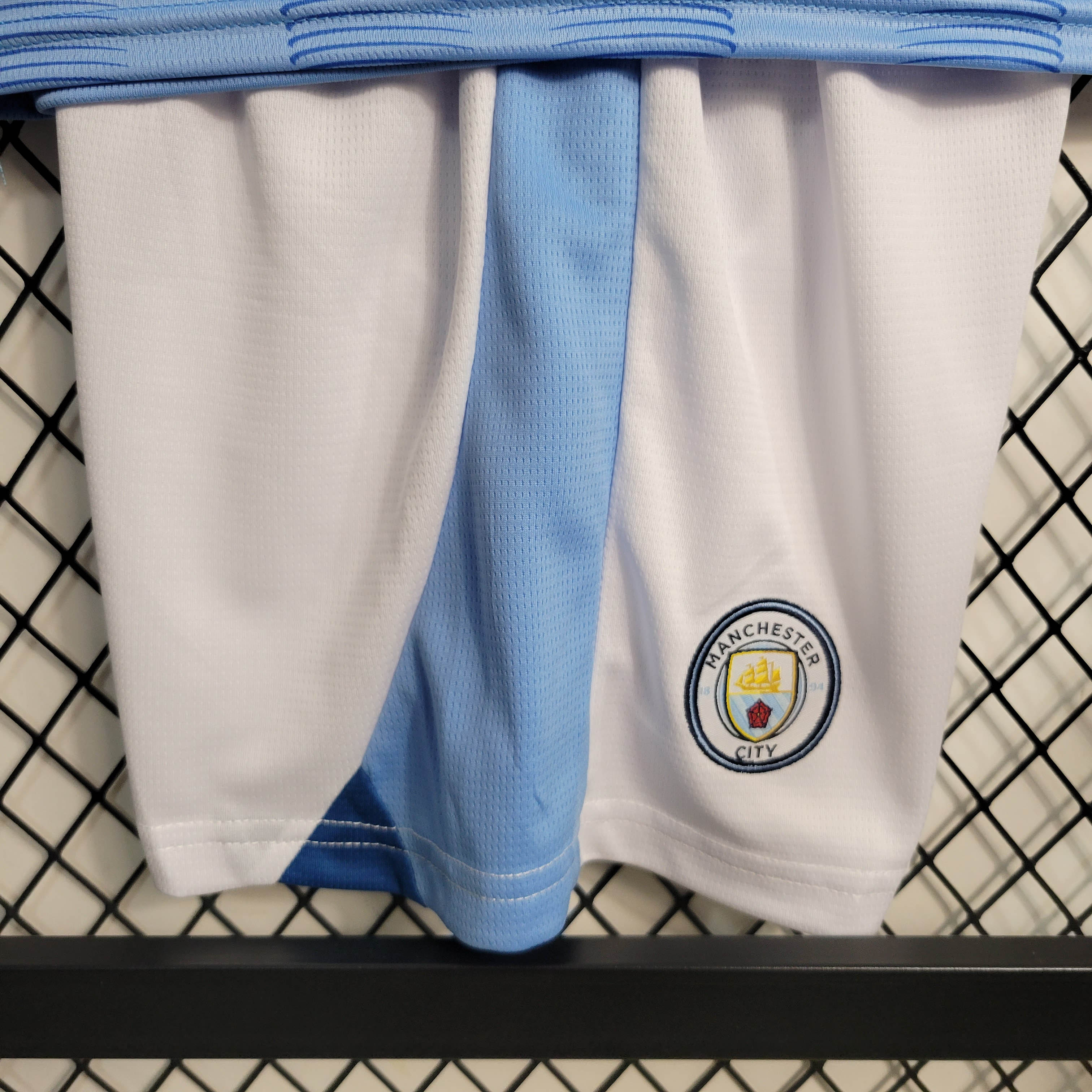 2023/2024 MCFC Home Football Shirt 1:1 Thai Quality Kids Size