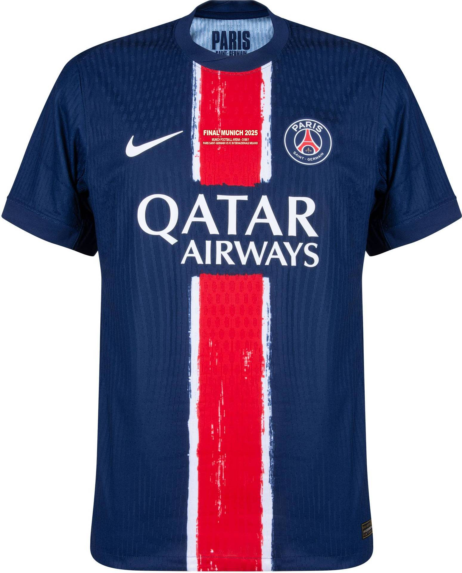 24/25 Paris Saint-Germain home jersey Champions League final print