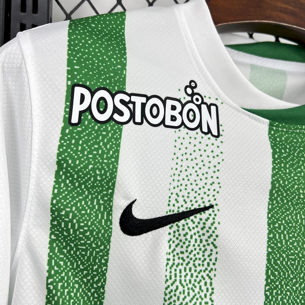 (S-4XL)2025 Atlético Nacional Home Jersey  Football Kit 1:1 Thai Quality
