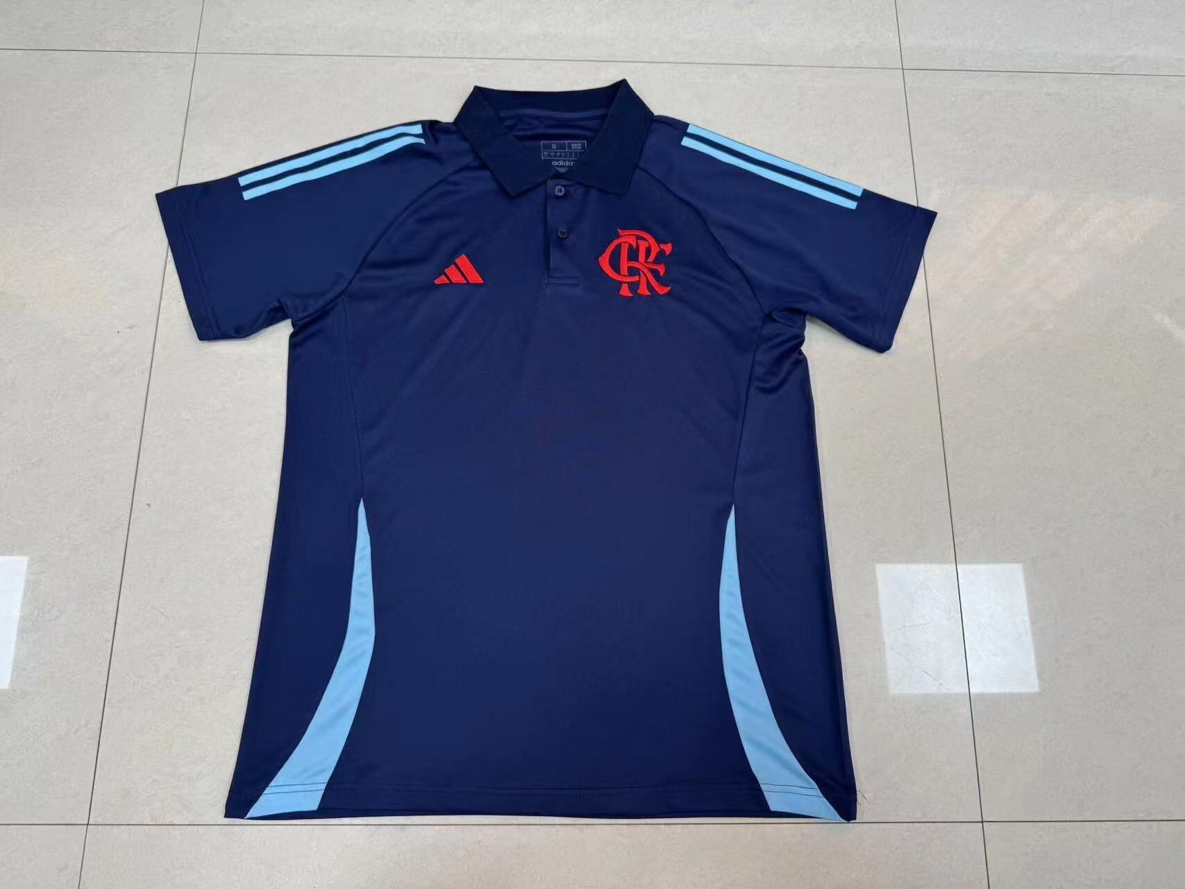 25/26 Flamenco Polo Navy Blue 1:1 Thai Quality