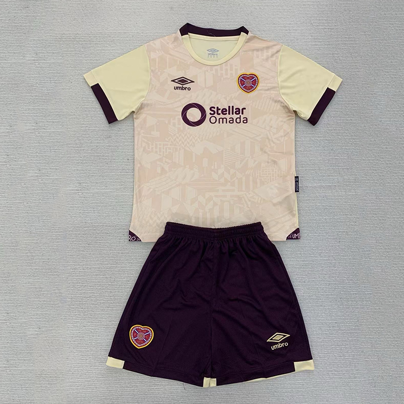 24/25 hearts fc away jersey + shorts 1:1 Thai quality