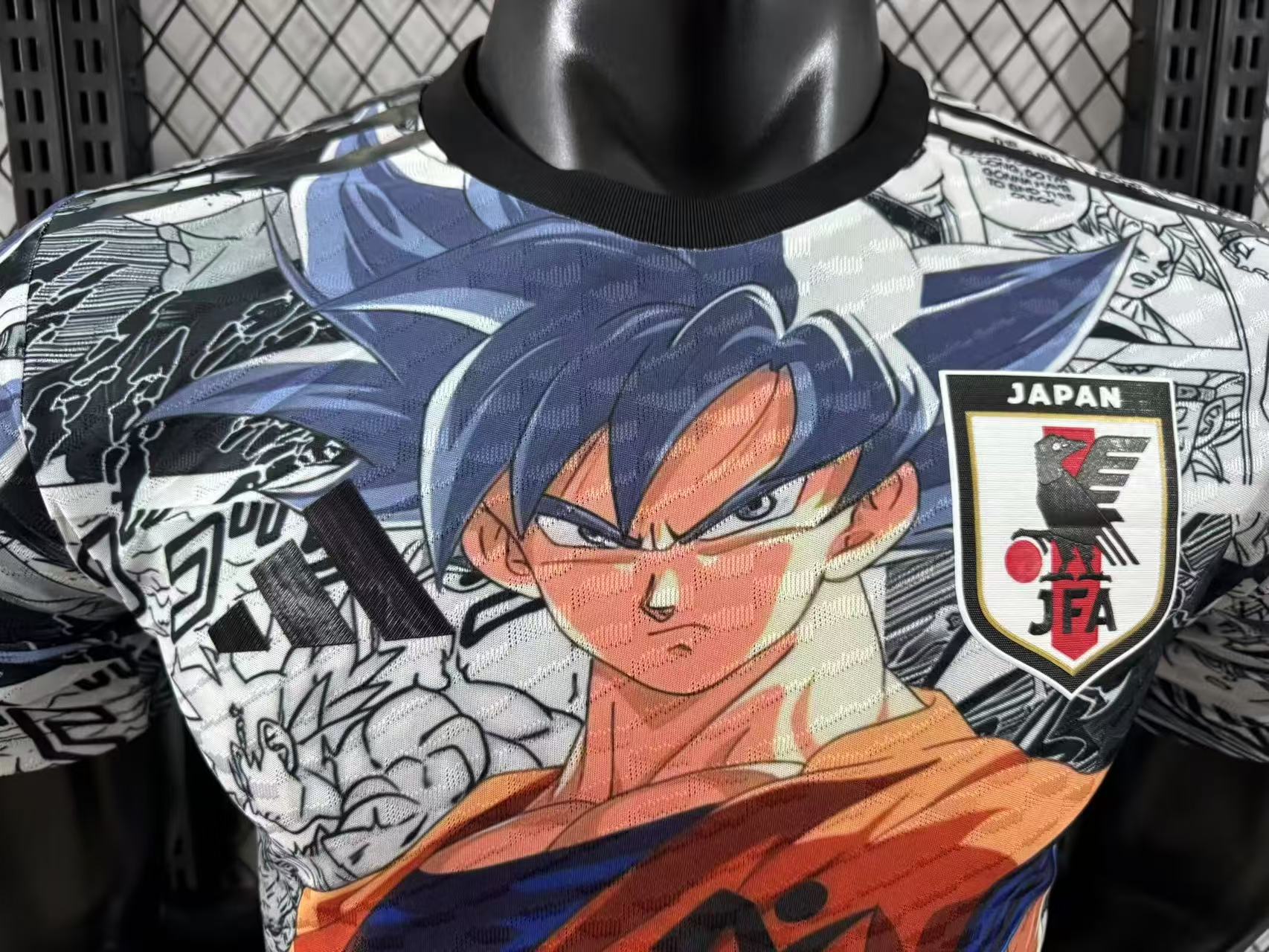 Player version 25/26 Japan Dragon Ball Silver-Haired Goku Special Edition Jersey 1:1 Thai quality