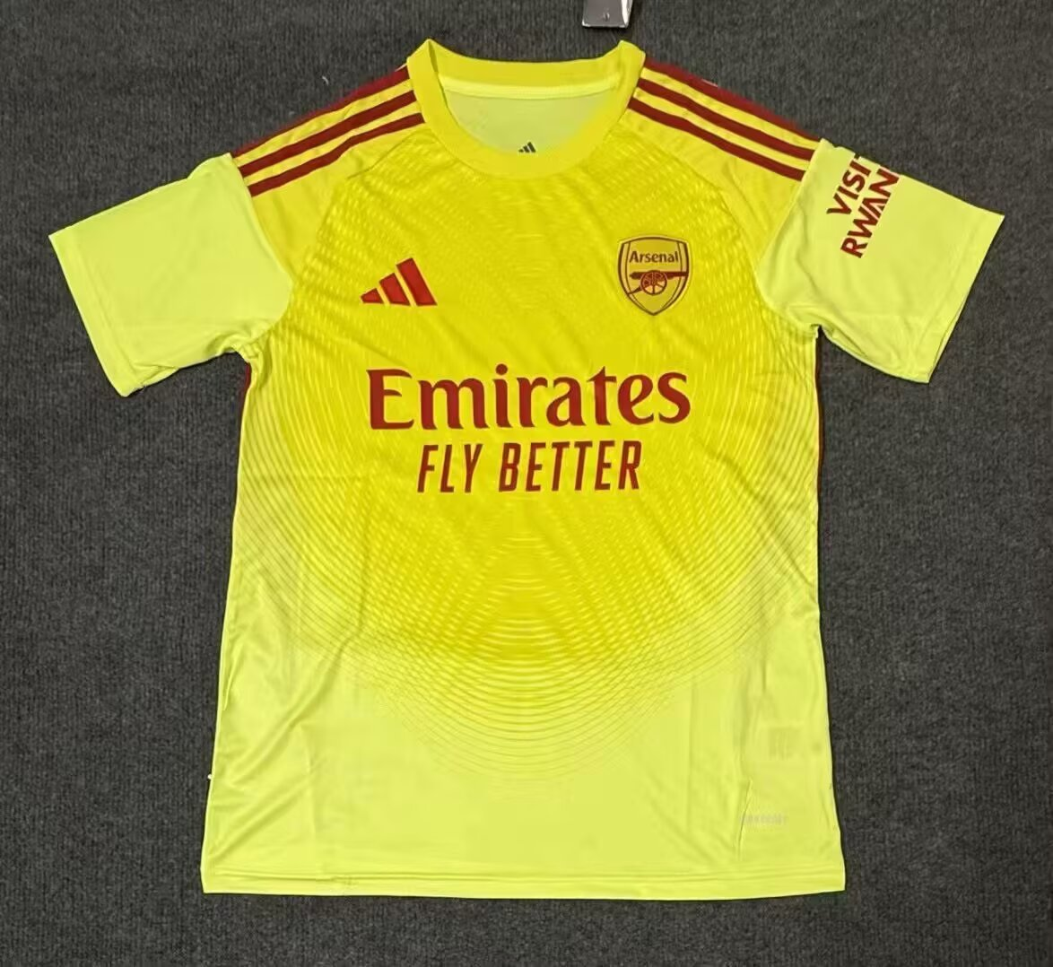 (S-4XL)25-26 Arsenal Goalkeeper Yellow  1:1 Thai Quality