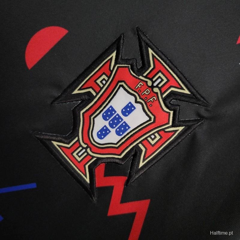 2024 Portugal Pre-match Small Geometric Patterns Jersey 1:1 Thai Quality