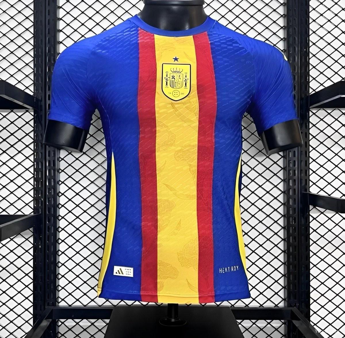 2024 Player Version Spain Euro Pre-match Training Jersey Uniform Jersey 1:1 Thai quality