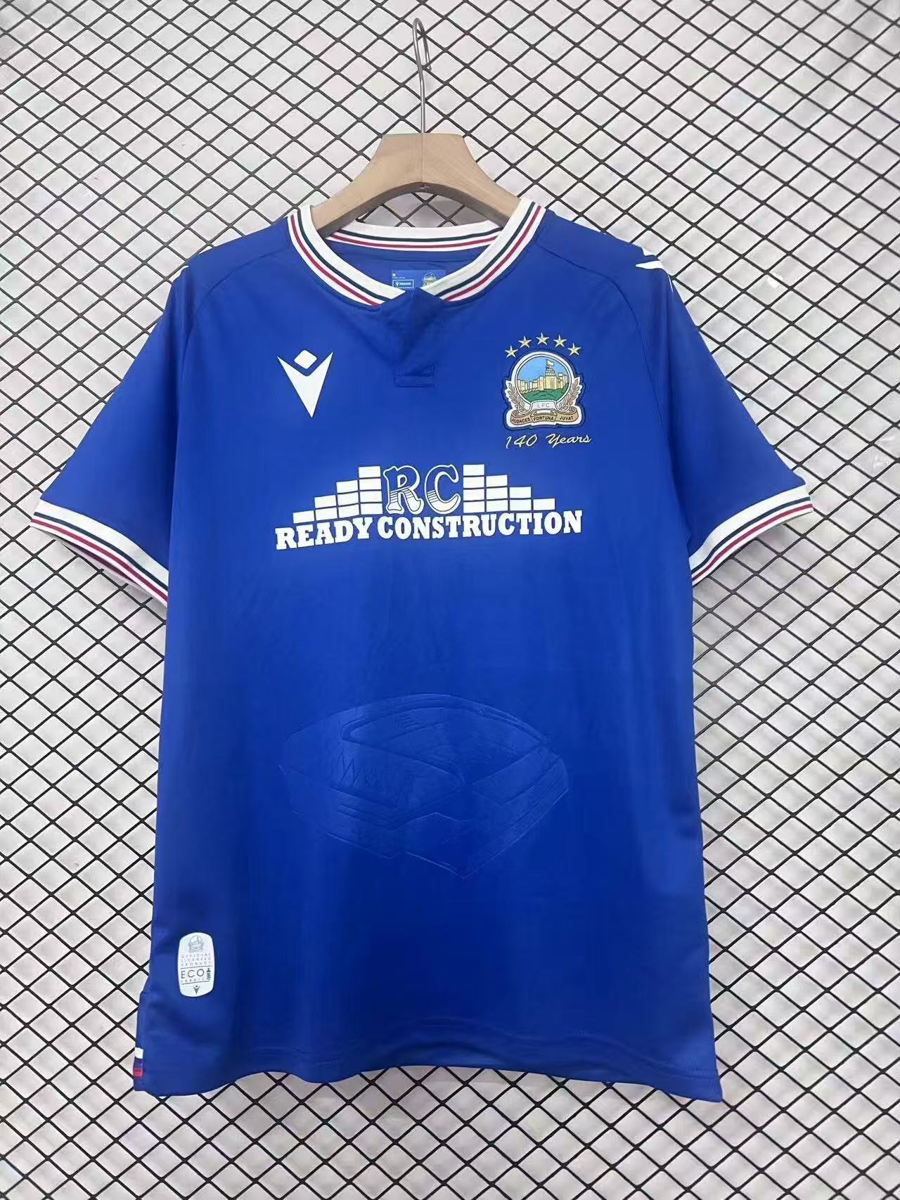 (S-4XL)25/26 Linfield 140th Anniversary Home Kit 1:1 Thai quality