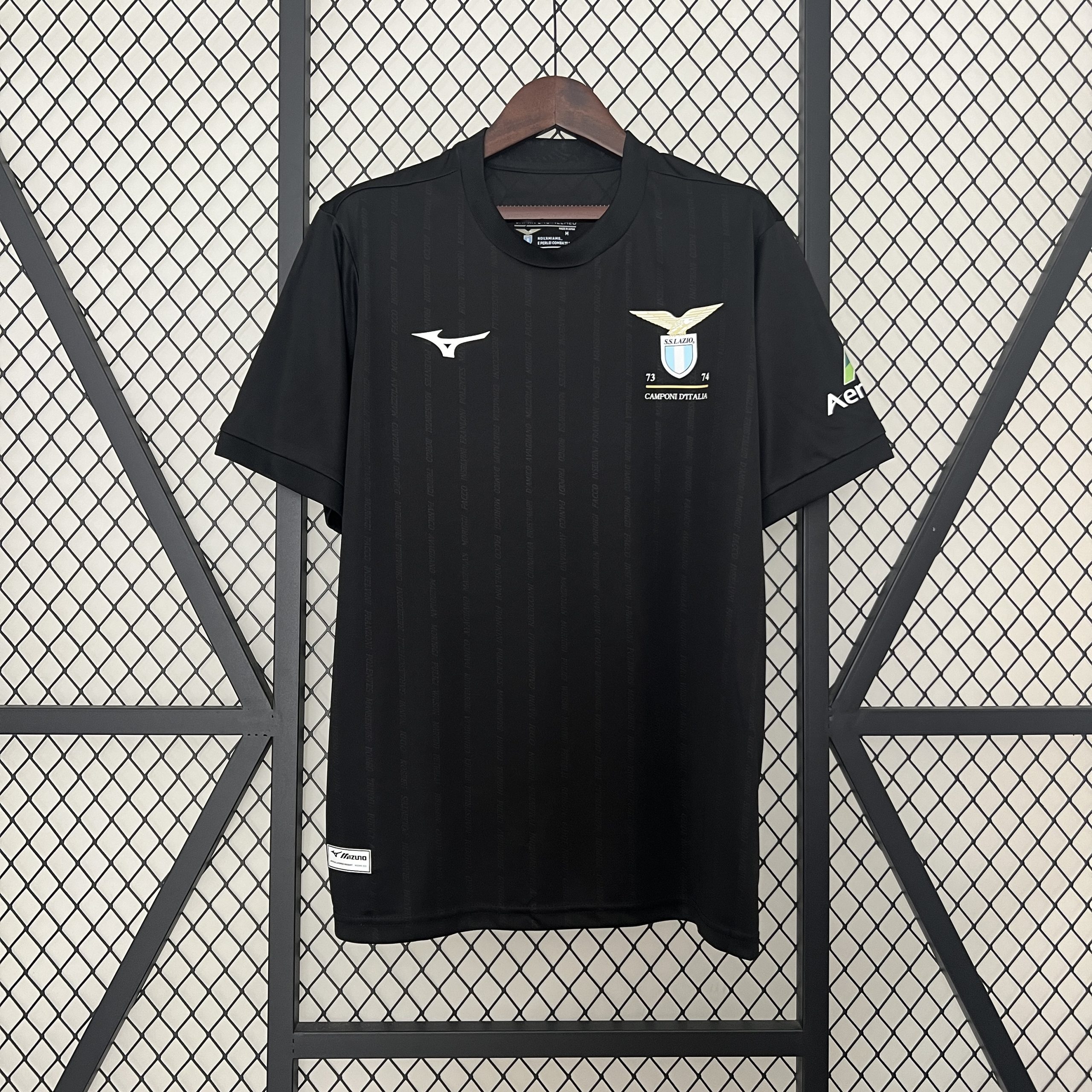 Lazio 24/25 50th Anniversary Black Kit 1:1 Thai Quality