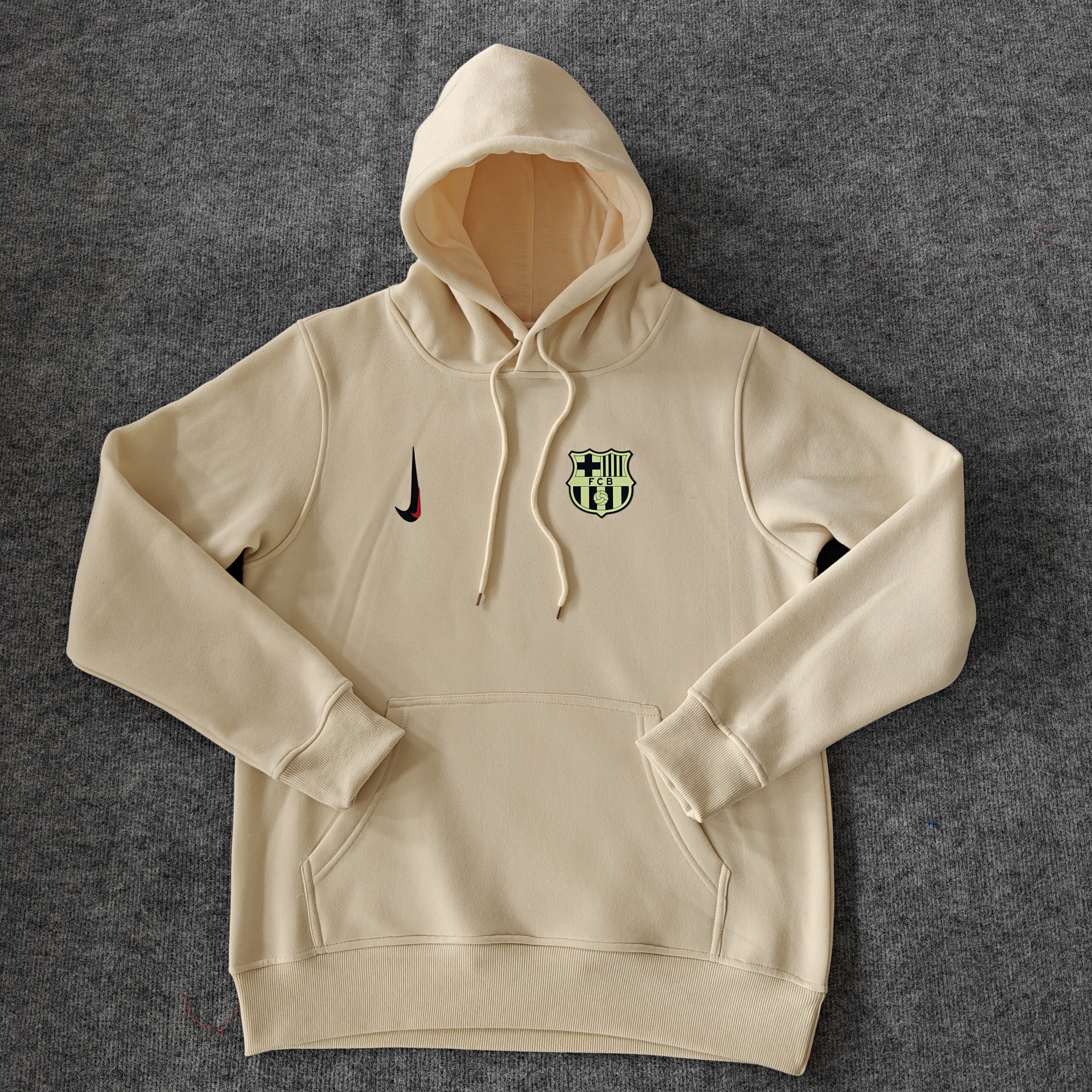 24/25 Barcelona Away Players Apricot Hoodie 1:1 Thai quality