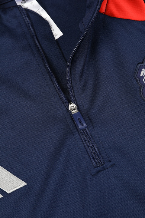 24/25 Manchester United's half-pulled training suit 1:1 Thai quality