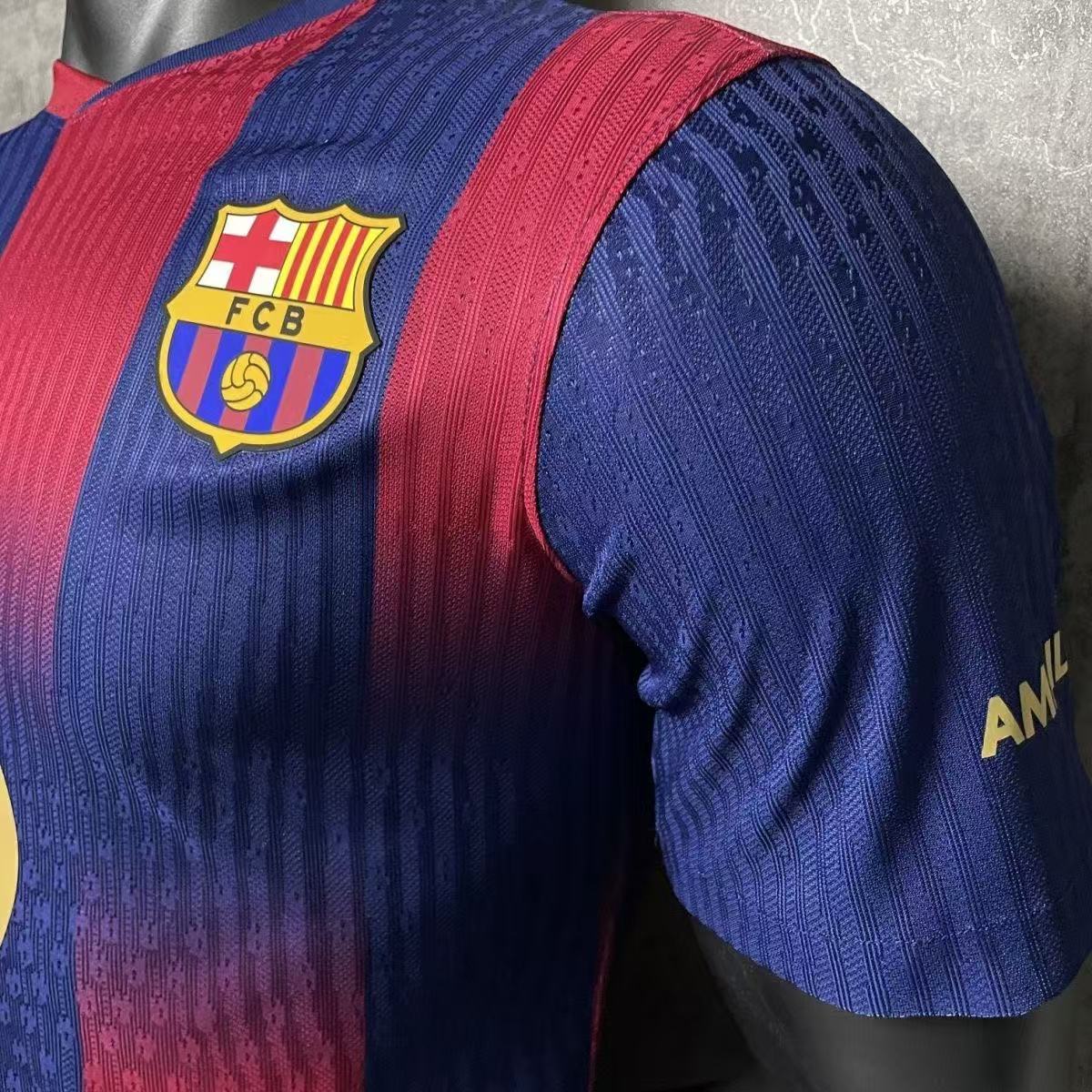 25/26 Player Version Barcelona Home Jersey 1:1 Thai Quality