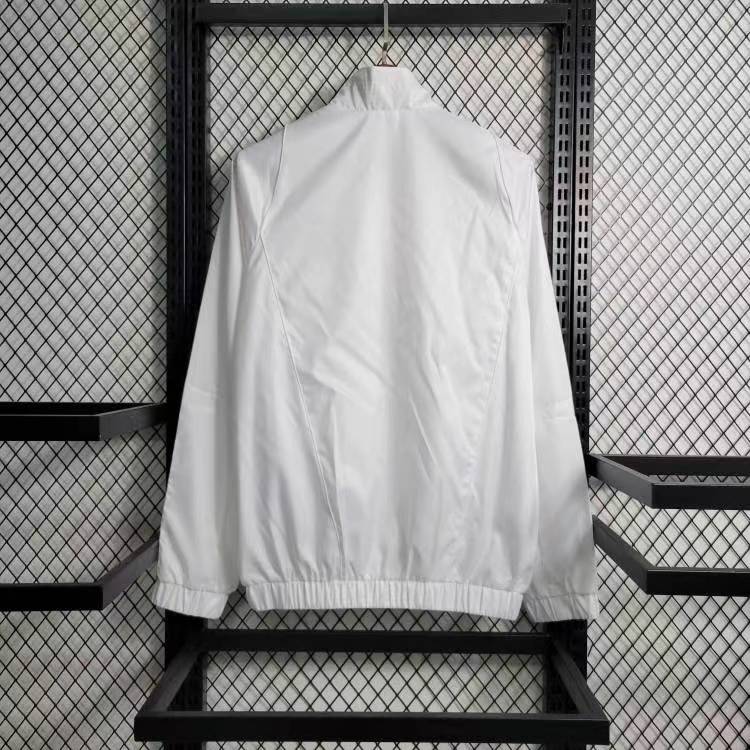 2023/2024 Real Madrid Windbreaker Jersey Gold Label White