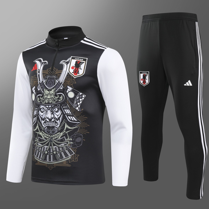 24/25 Japan Black Noodles Training suit set 1:1 Thai quality