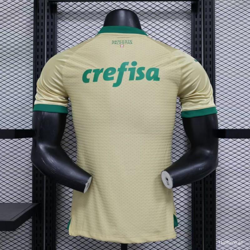 Player Version 24/25 Palmeiras third gold jersey 1:1 Thai quality