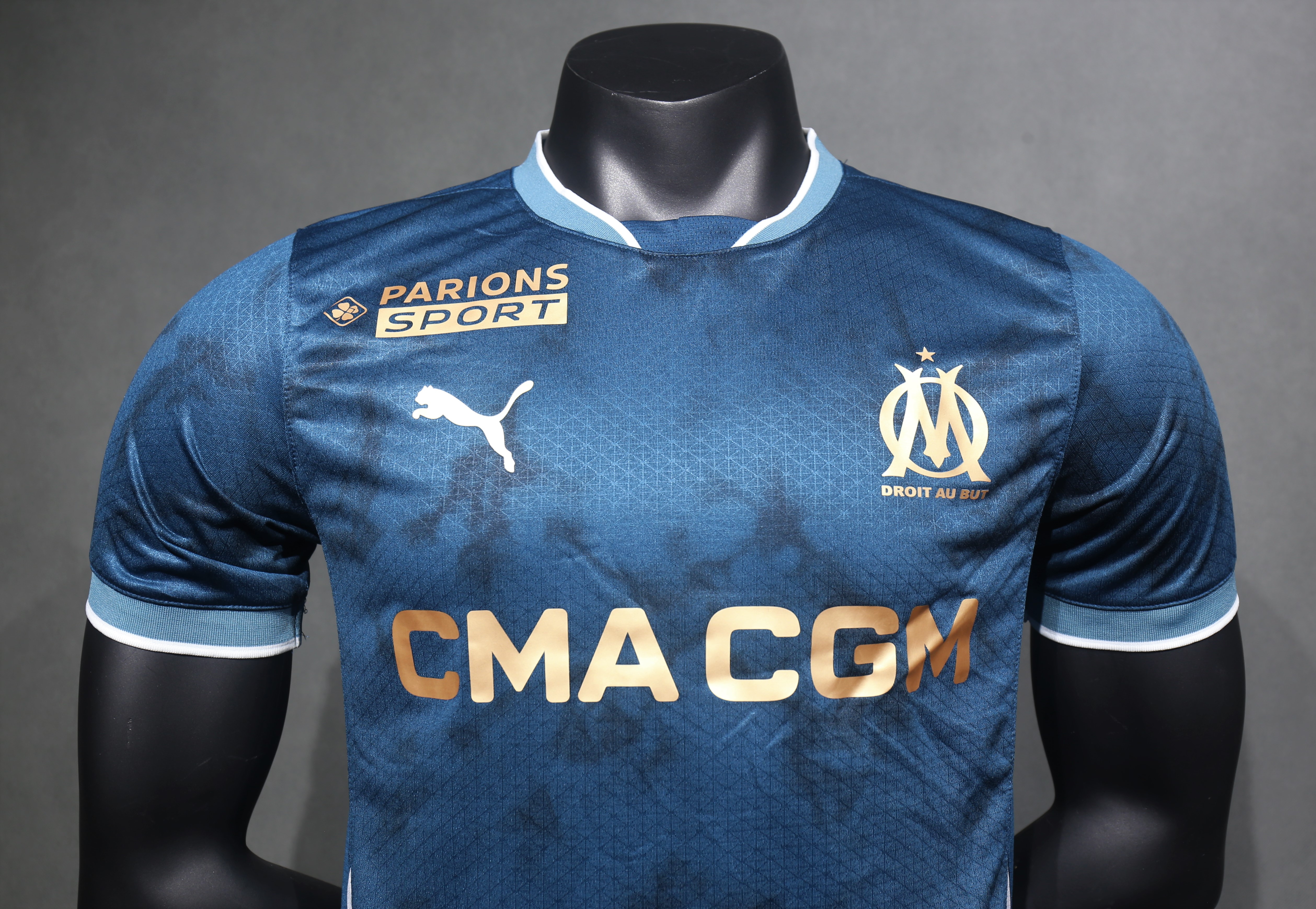 (S-3XL)2024/2025 Player Version Olympique de Marseille Away Football Shirt 1:1 Thai Quality