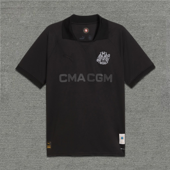 24/25 Olympique Marseille 125th Anniversary Black Jersey 1:1 Thai quality