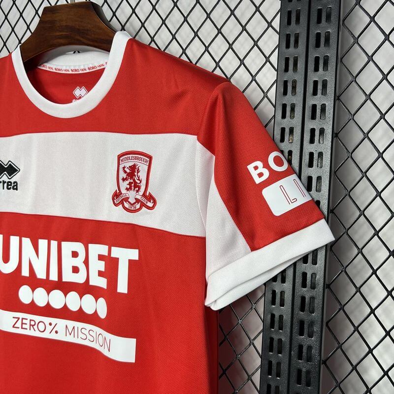 24/25 Middlesbrough Home Shirt 1:1 Thai Quality
