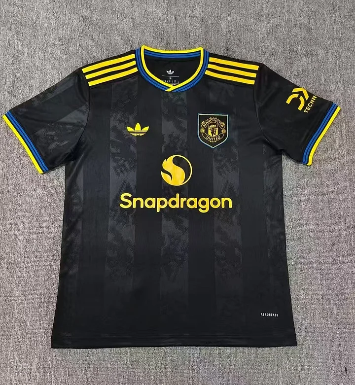 (S-4XL) 25/26 Manchester United third Football Jersey 1:1 Thai Quality